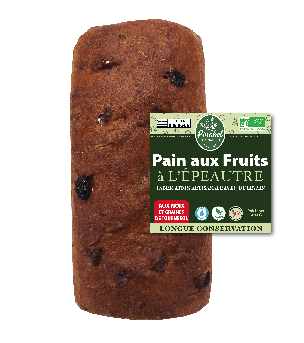 4 Petits pains aux fruits Epeautre et noix