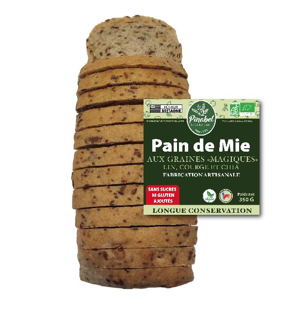 Pain de mie aux graines magiques