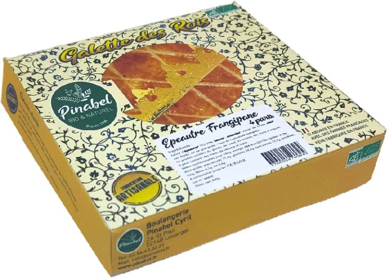 galette des rois epeautre frangipane 4 parts